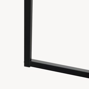 Cuier Norjad 160x80x41 cm Metal Negru [en.casa]