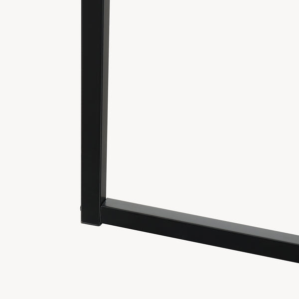Cuier Norjad 160x80x41 cm Metal Negru [en.casa]