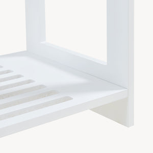 Suport haine copii design casuta Langeskov 78x75x35 cm alb [en.casa]