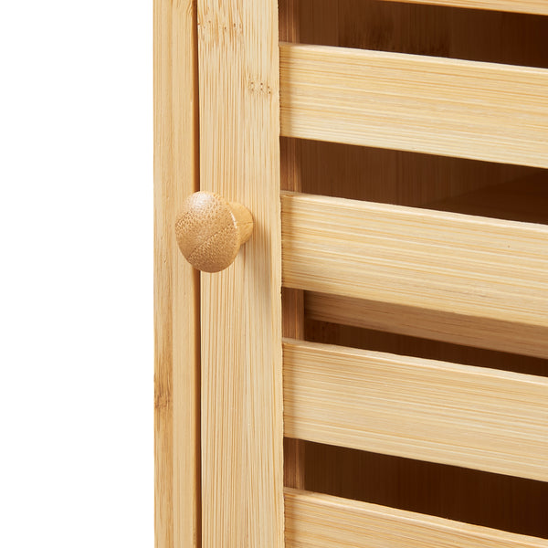 Dulap perete baie Gjesdal 60x40x20cm bambus natur [en.casa]