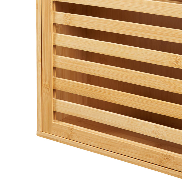 Dulap perete baie Järfälla 54,5x37x16cm bambus natur [en.casa]