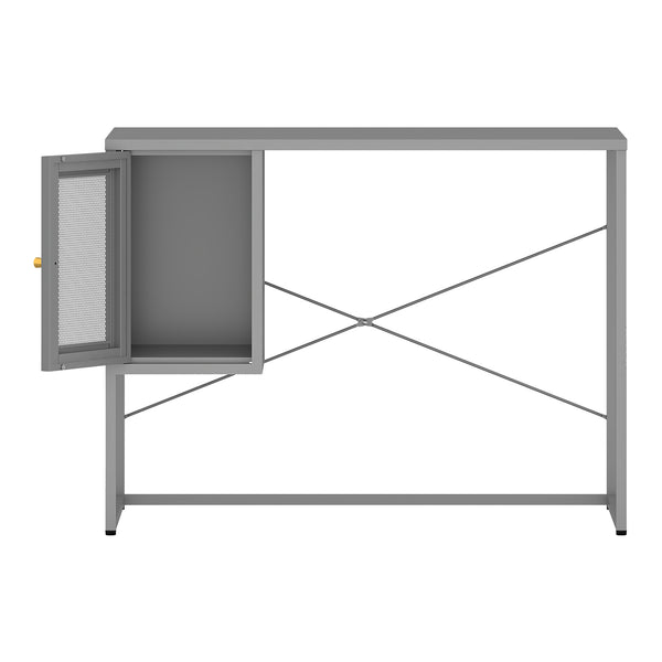Birou Sund 75x100x50cm otel gri [en.casa]