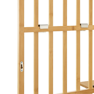 Raft perete Røst 120x80x13cm bambus natur [en.casa]