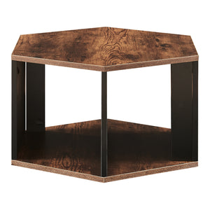 Set 2 masute cafea Molde 32x60x53cm negru/nuc [en.casa]