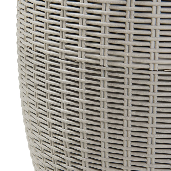 Taburet cooler Avetrana 44xØ40 cm Maro deschis [casa.pro]