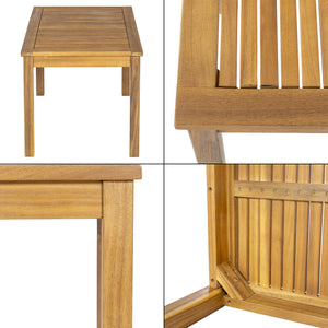 Set 4 piese mobilier gradina Candela lemn salcam [casa.pro]