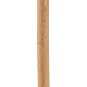 Lampa de podea Banchory 163 cm 1 x E27 max 60W metal efect lemn/alb [lux.pro]