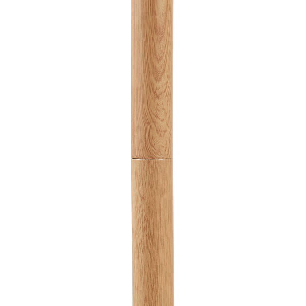 Lampa de podea Banchory 163 cm 1 x E27 max 60W metal efect lemn/alb [lux.pro]