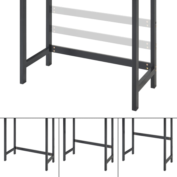 Dulap deasupra WC Tervola 172x63x27 bambus [en.casa]