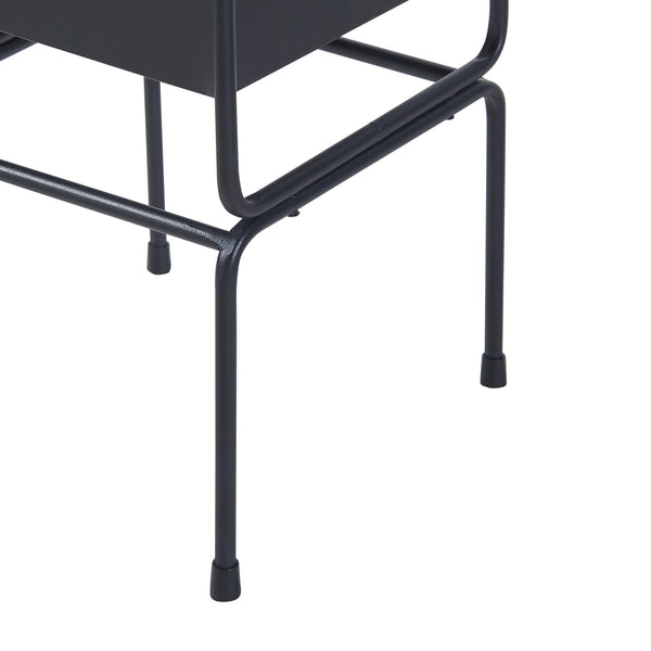 Set 2 buc suport plante masuri diferite Sveio metal negru [en.casa]