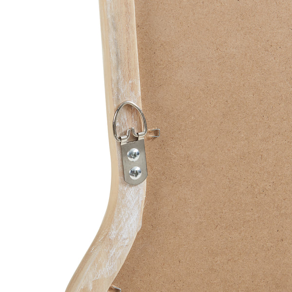 Oglinda de perete Bellerirnu 90x60 cm efect stejar Sonoma [en.casa]