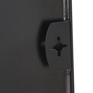 Oglinda de perete Tarvindak 120x40 cm negru [en.casa]