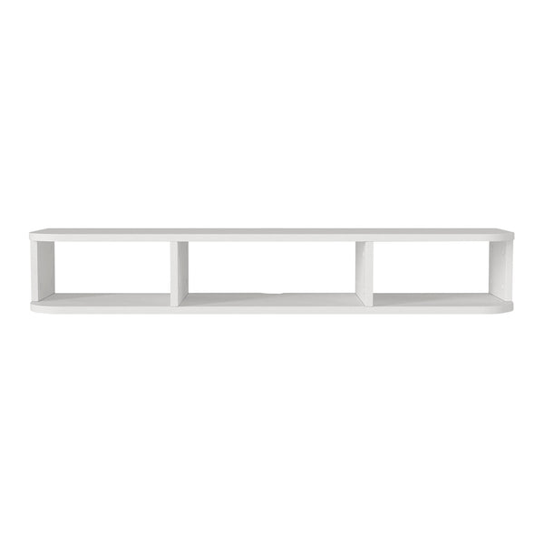 Suport TV de perete Oundsvas 120x30x19 cm alb [en.casa]