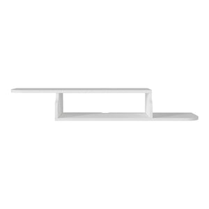 Suport TV de perete Kershaby 120x30x19 cm alb [en.casa]