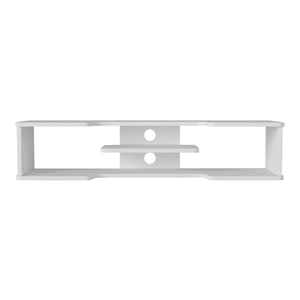Suport TV de perete Yrela 120x30x26 cm alb [en.casa]