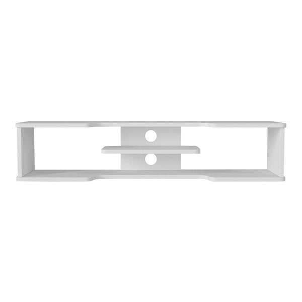 Suport TV de perete Yrela 120x30x26 cm alb [en.casa]