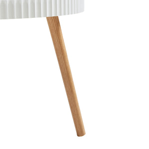 Couchtisch Bongard Ø60x45 cm Weiß [en.casa]
