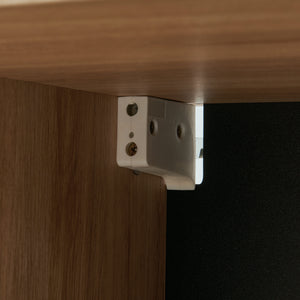 Dulap perete Noppen 98x60x35 cm efect stejar [en.casa]
