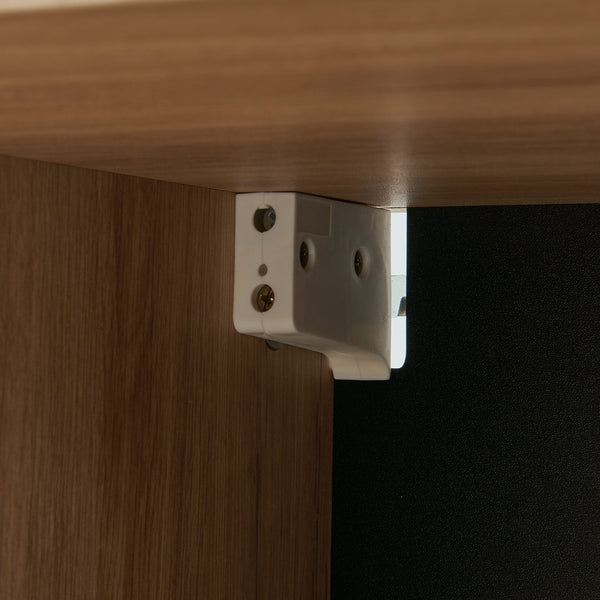 Dulap perete Noppen 98x60x35 cm efect stejar [en.casa]