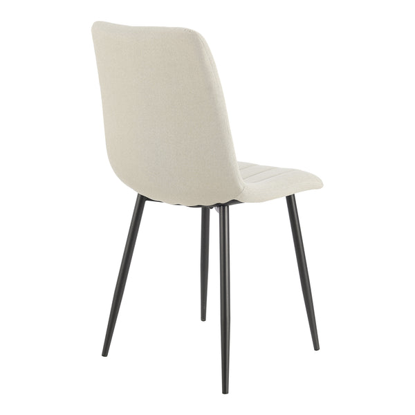 Set masa rotunda si 4 scaune Hemnes 75x100 cm efect lemn stejar/bej [en.casa]