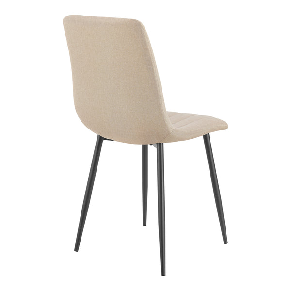 Set masa rotunda si 4 scaune Lindesberg 75x100 cm gri/maro deschis [en.casa]