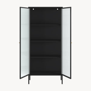 Vitrina Vinterhavn negru [en.casa]