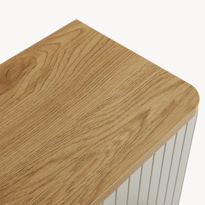 Dulap perete baie Ferrersp 50x45x24 cm efect stejar/oatmeal [en.casa]