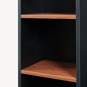 Raft ingust carti Tron 80x30x23 cm [en.casa] 