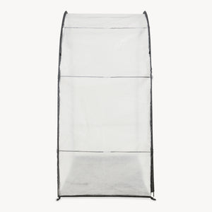 Sera gradina cu fermoar Larshasas 180x80x170 cm transparent  [en.casa] 