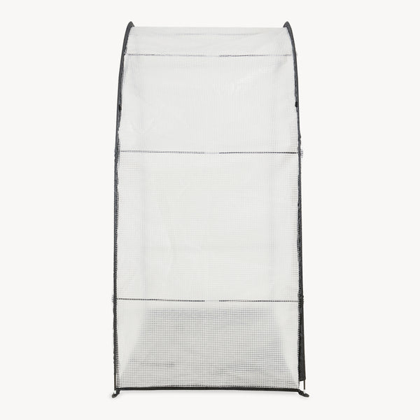 Sera gradina cu fermoar Larshasas 180x80x170 cm transparent  [en.casa] 