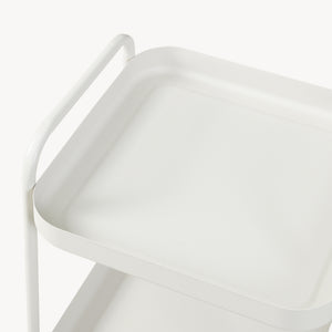 Carucior servire la masa cu 3 nivele Kelevn 67x33x31 cm otel gri [en.casa]