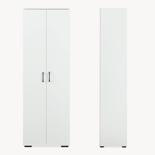 Dulap de haine Chalvefted 175x60x35 cm Alb [en.casa]