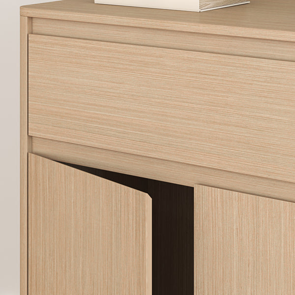 Dulap auxiliar Takranmaa 88x79x39 cm aspect stejar [en.casa]