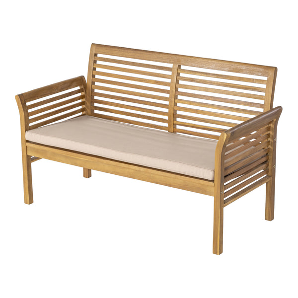 Set 4 piese mobilier gradina Candela lemn salcam [casa.pro]