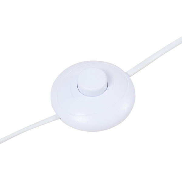 Lampa de podea Banchory 163 cm 1 x E27 max 60W metal efect lemn/alb [lux.pro]