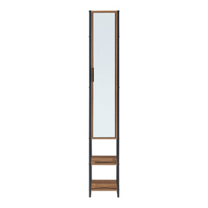 Set 4 piese mobilier baie Namsskogan efect lemn nuc [en.casa]