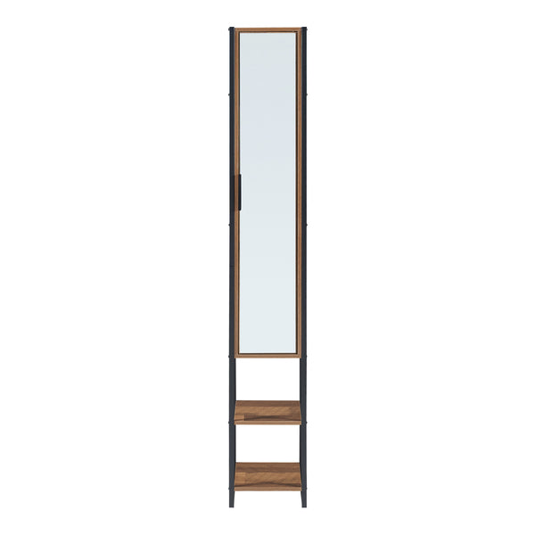 Set 4 piese mobilier baie Namsskogan efect lemn nuc [en.casa]