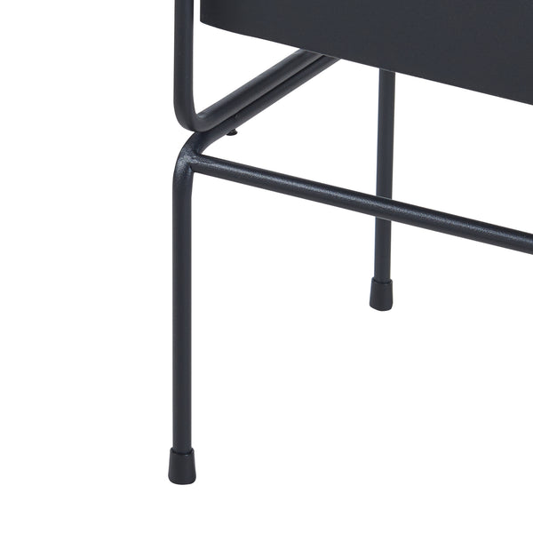 Set 2 buc suport plante masuri diferite Sveio metal negru [en.casa]
