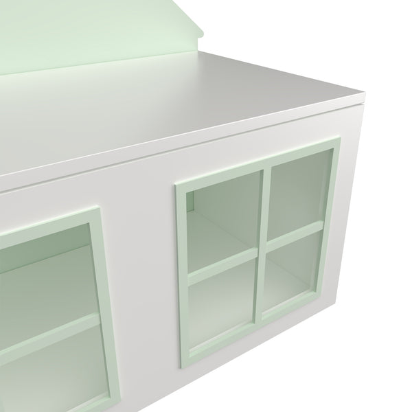 Lada jucarii Vipsali 56x60x33 cm verde menta/alb [en.casa]