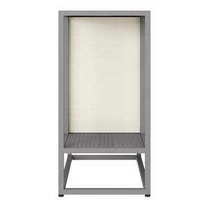 Comoda Burlöv 70x72x35 cm otel gri/alb [en.casa]