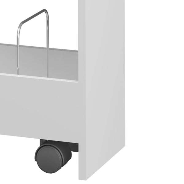 Raft mobil Katra 66x40x20 cm alb [en.casa]