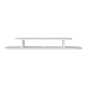 Suport TV perete Targema 120x30x16 cm alb [en.casa]