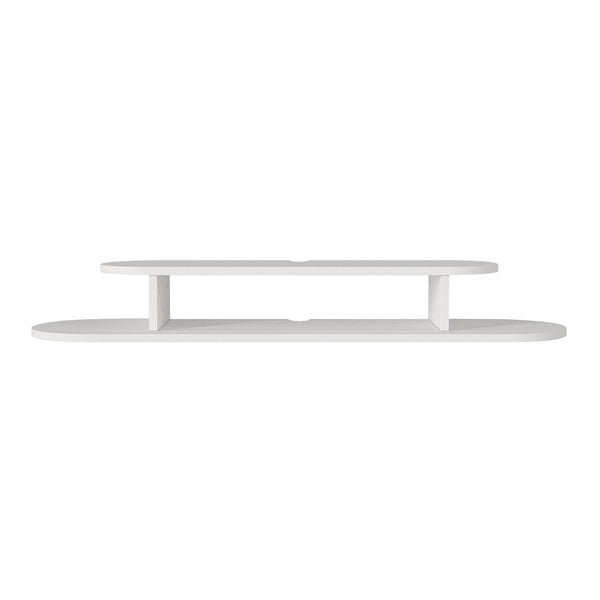 Suport TV perete Targema 120x30x16 cm alb [en.casa]