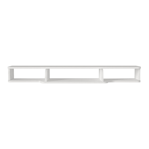 Suport TV de perete Aar 135x30x16 cm alb [en.casa]