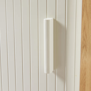 Noptiera cu maner pe dreapta Ferrersp 50x40x40 efect stejar/oatmeal/natur [en.casa]