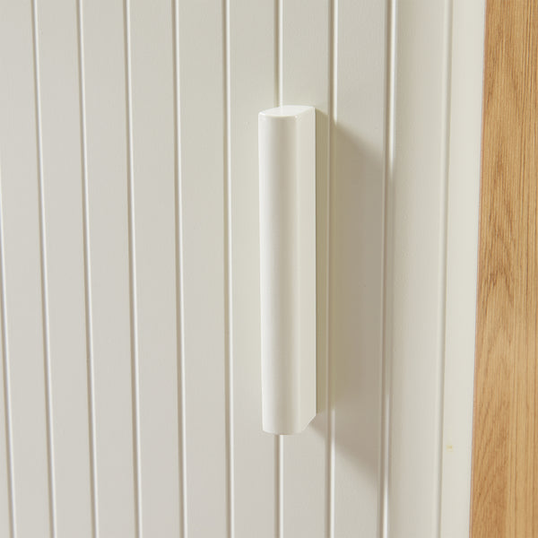 Noptiera cu maner pe dreapta Ferrersp 50x40x40 efect stejar/oatmeal/natur [en.casa]