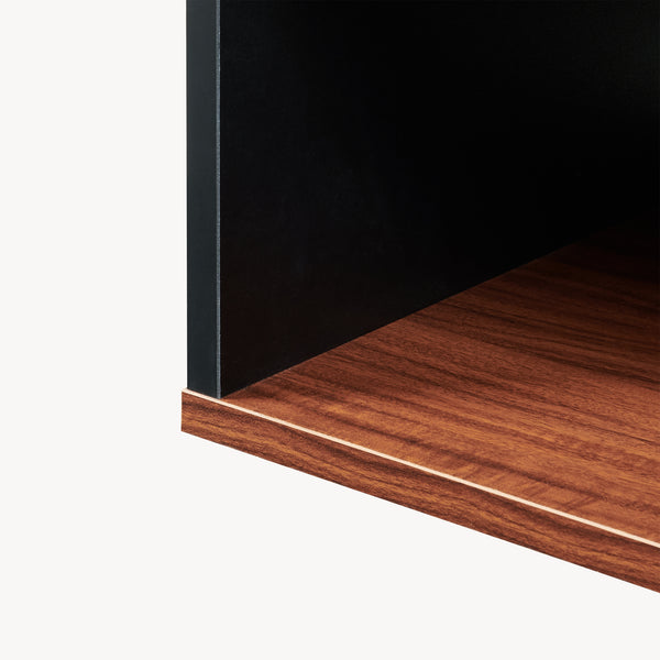 Măsuță de cafea Trond 80x40x42 cm Negru/Nuc [en.casa]