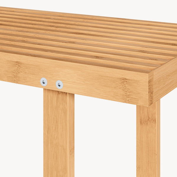 Banca hol Aarela 91x41x38 cm bambus [en.casa]