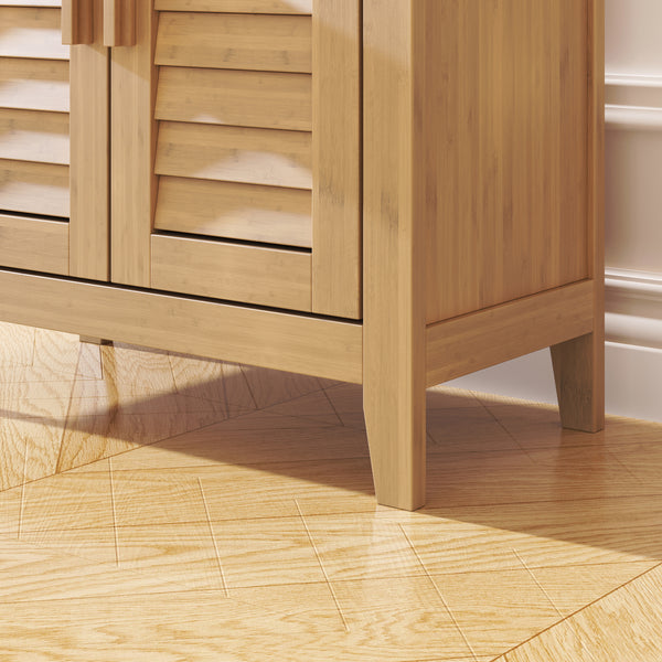 Dulap baie Rirg 92x52x25 cm bambus [en.casa] 