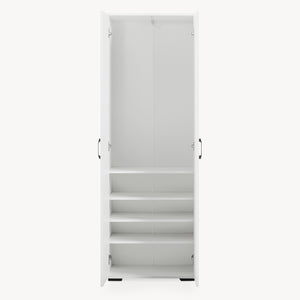 Dulap de haine Chalvefted 175x60x35 cm Alb [en.casa]
